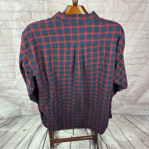 SOLD Men's flannel plaid patagonia organic cotton shirt size XL - Picture 4 of 4